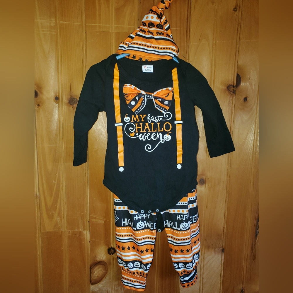 Baby Boy's Halloween Onesie